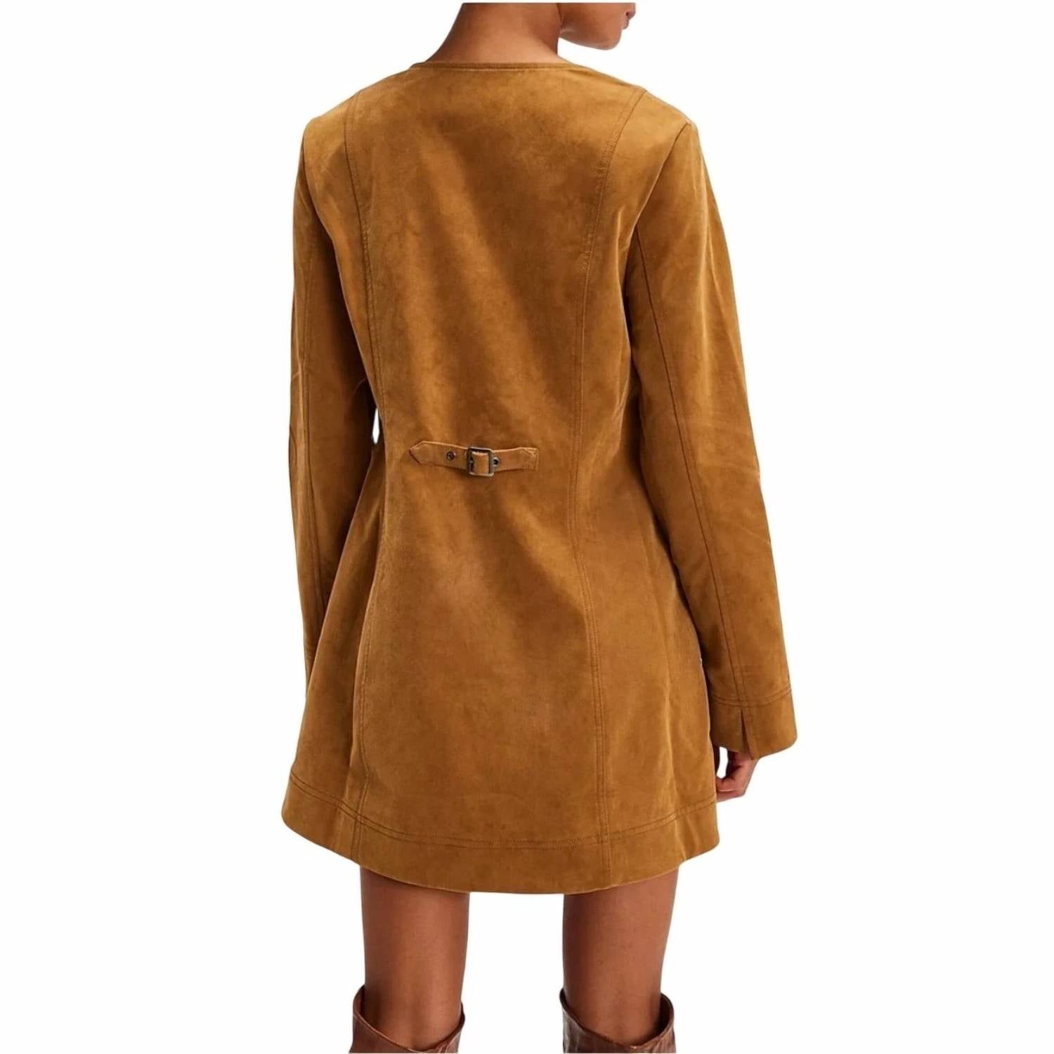 Free People - Bradely Faux Suede Dress