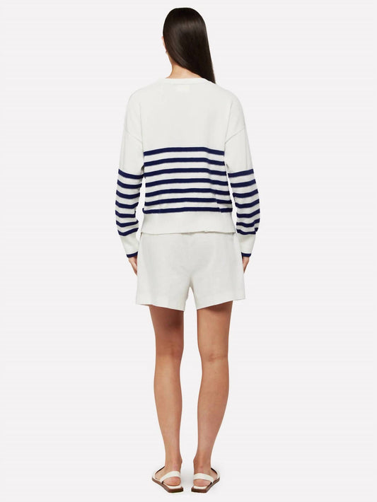 Wispr - Stripe Round Neck Sweater