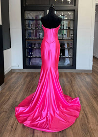 Sherri Hill - Women's Strapless Satin Dress