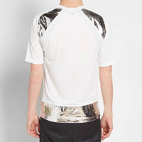 adidas Climachill Tee in white - men's t-shirt - detail view