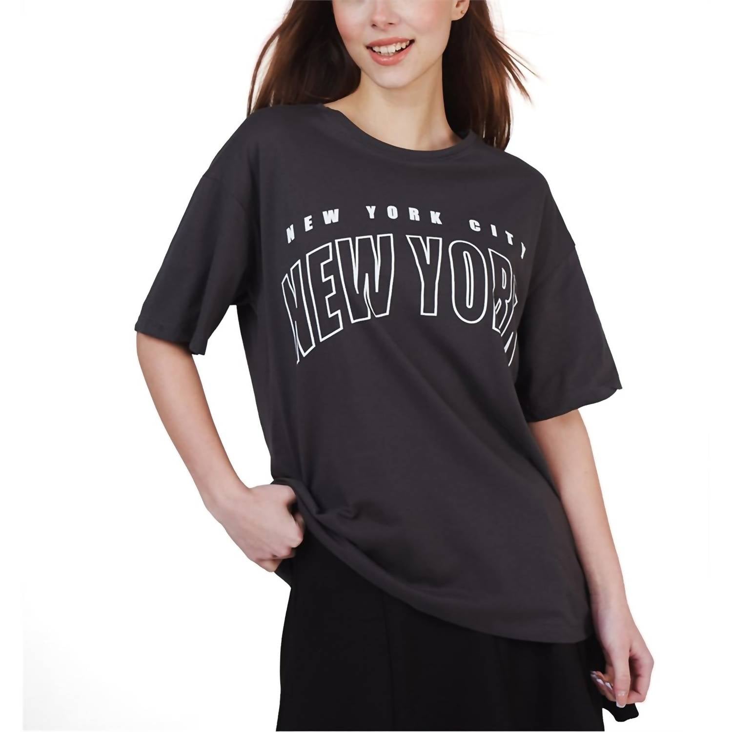 Ambar - New York City Logo Relaxed Fit T-shirt
