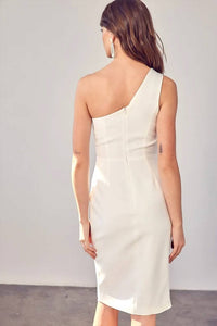 Do+Be - One-shoulder Fitted Midi Dress