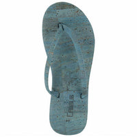 Cassius Eco Fashion WOMEN ATHENA SANDAL in blue - women's sandal - detail view
