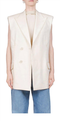 Helmut Lang - Sleeveless Car Blazer