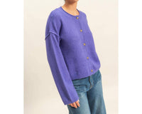 Hyfve - Pop Of Color Cardigan Sweater