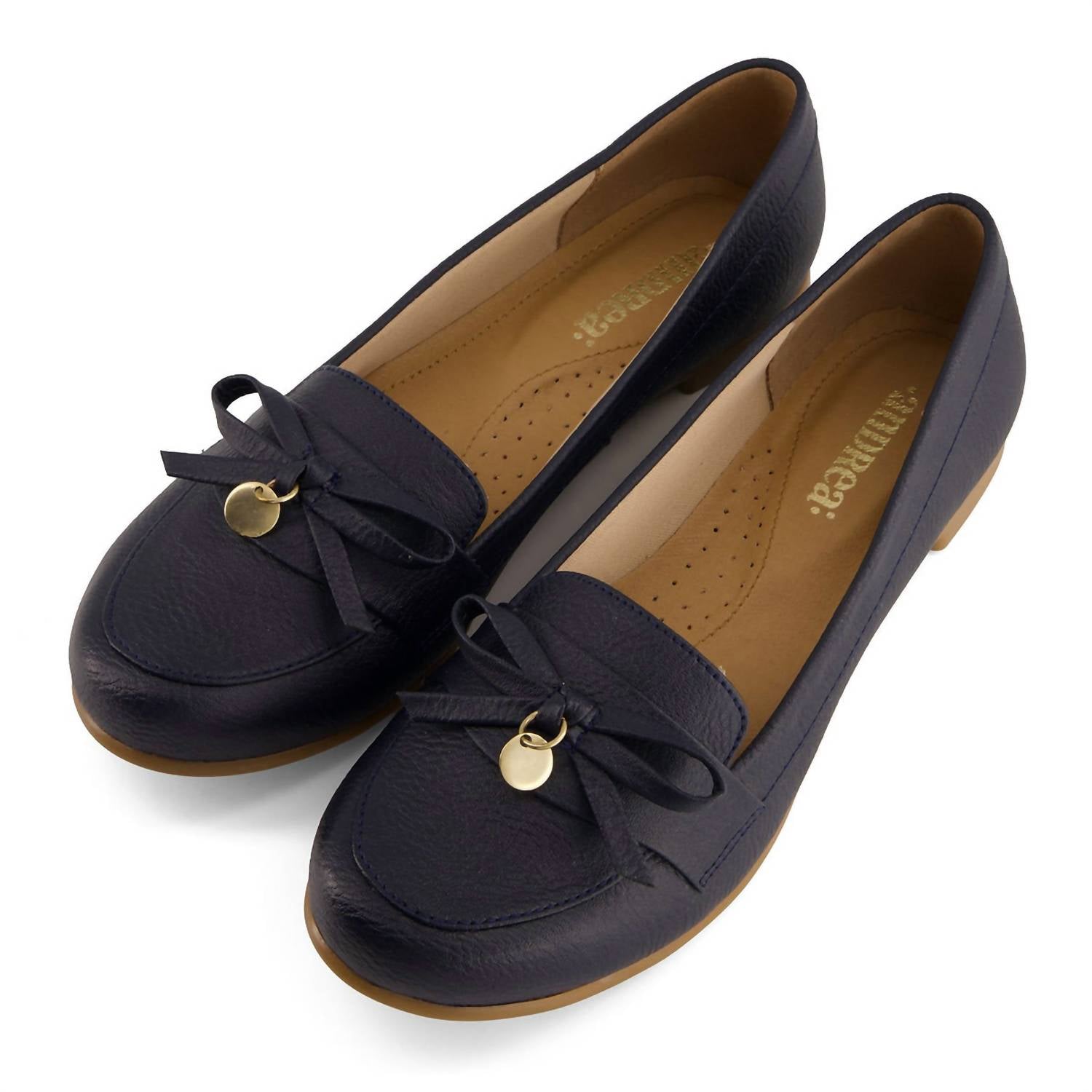 Andrea - Women's Classic Flats With Bow