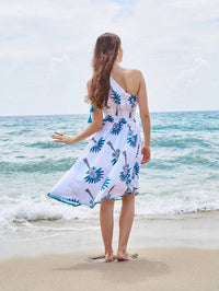 Pick Happy - Women's One Shoulder Goddess Dress