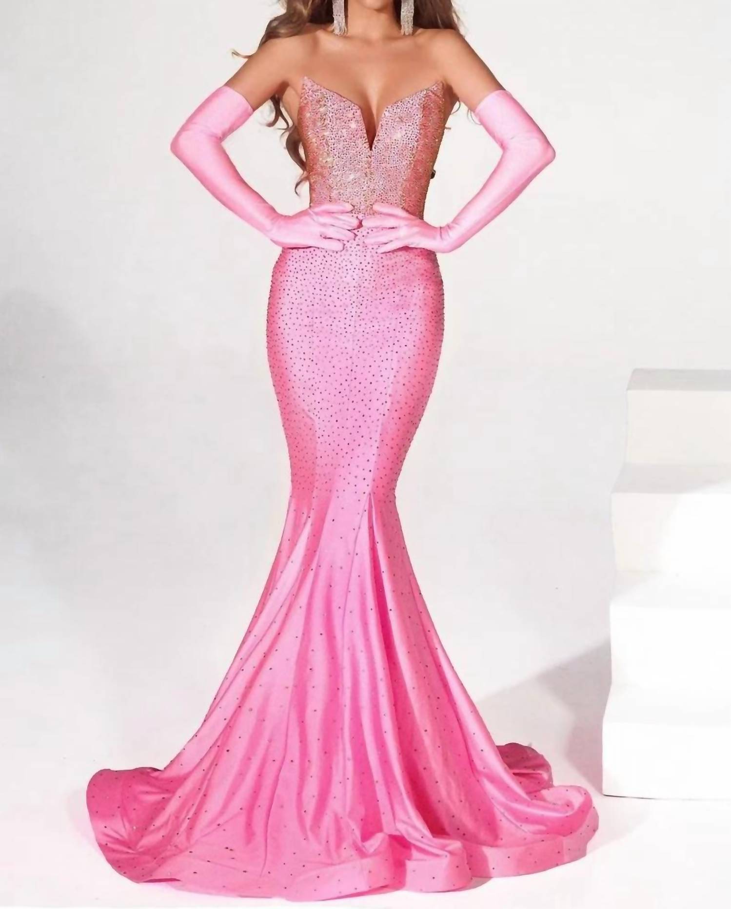 Portia&Scarlett - Long Formal Strapless Prom Gown