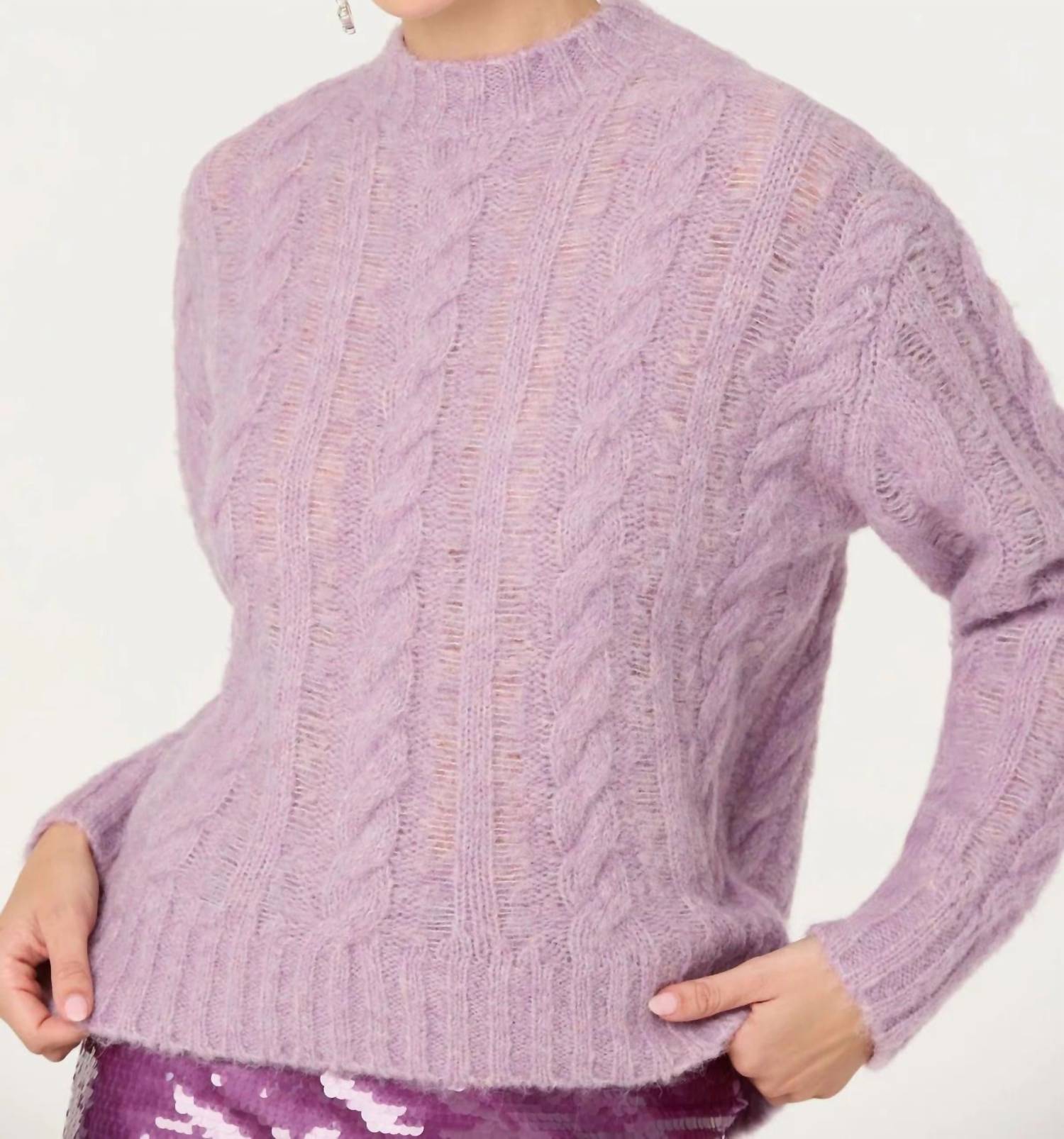 Astr - Violetta Cable Knit Sweater