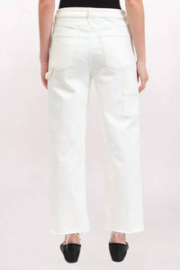DAZE Sundaze Ankle Straight Leg Jeans in sandy - women's jeans - detail view