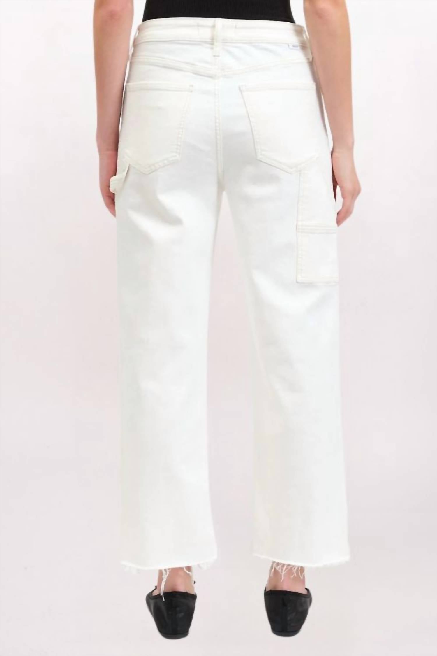 DAZE Sundaze Ankle Straight Leg Jeans in sandy - women's jeans - detail view