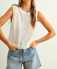 Nyland - Salish Sleeveless Knitted Top
