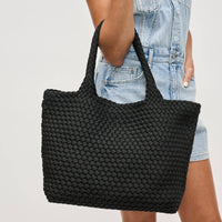Sol And Selene - Women's Sky's The Limit Medium Laced Up Eco-edition Tote Bag