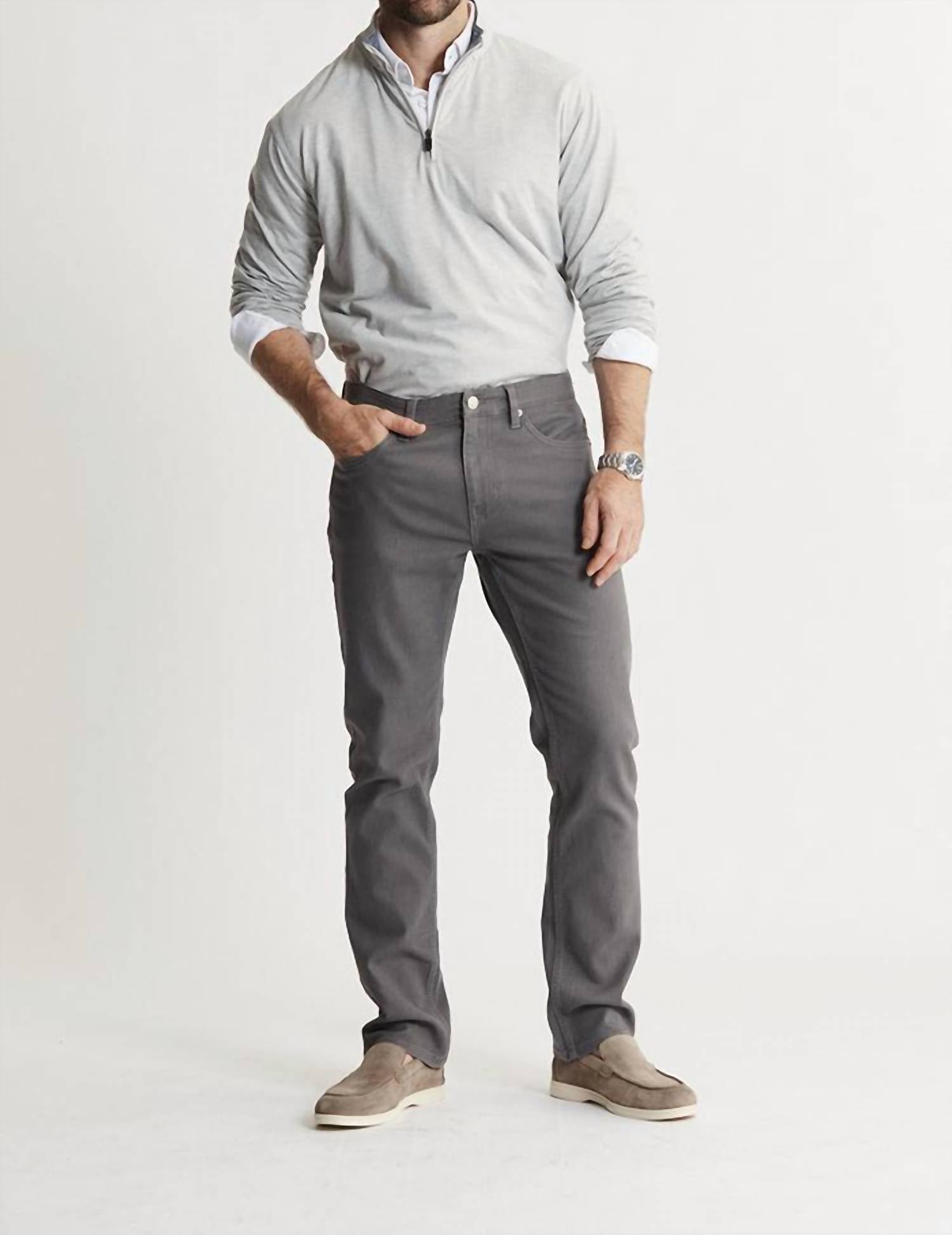 Jachs New York - Bull Denim 5-pocket Straight Pants