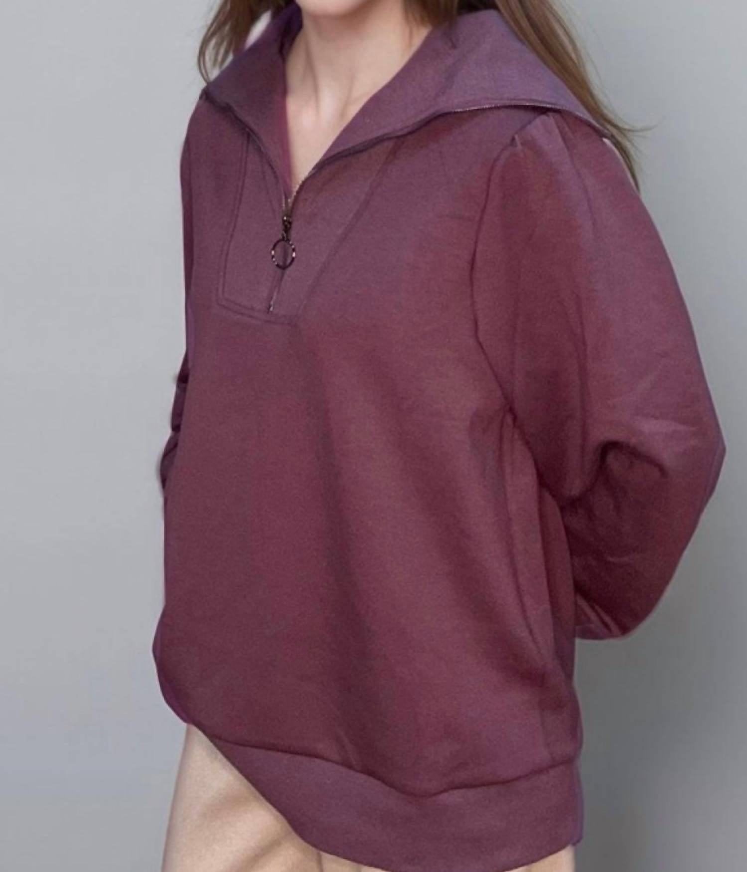 Lime N Chili - Half Zip Pullover Sweater