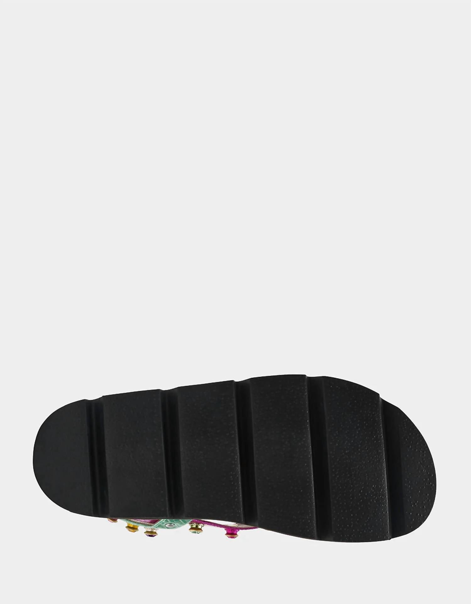 Betsey Johnson Women's Conley Metallic Sandal in multi - women's sandal - view 4