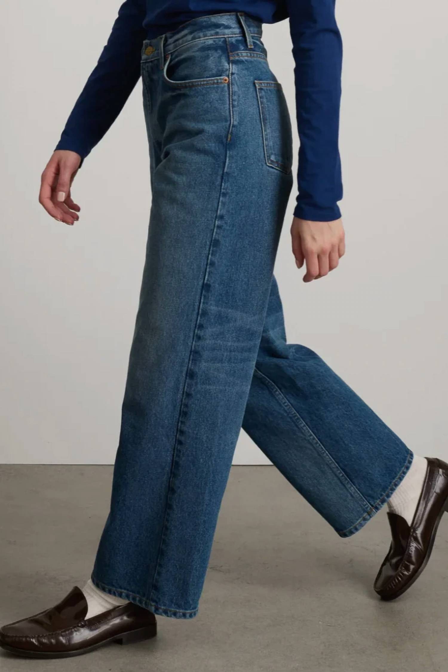 B Sides - Elissa High Wide Leg Jeans