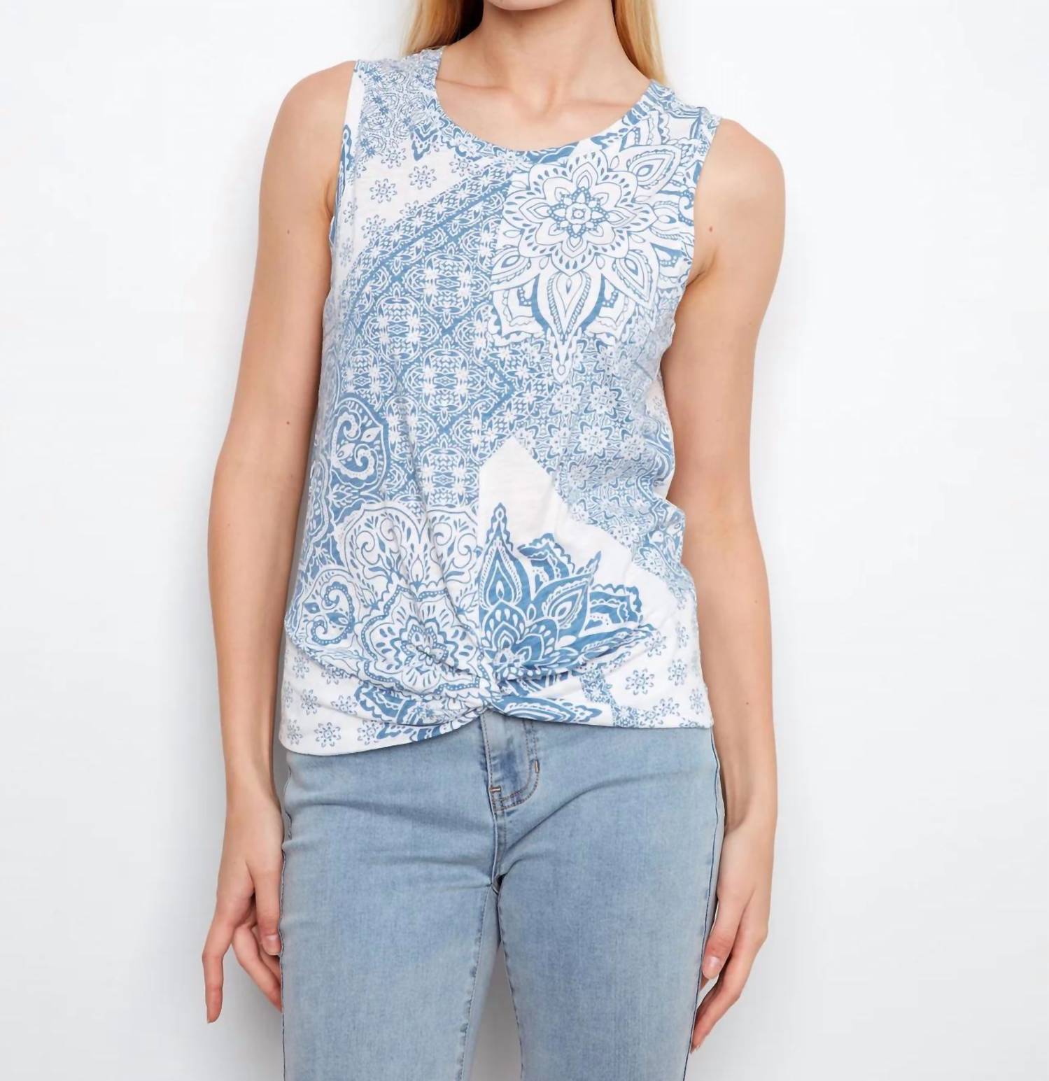 Charlie B - Printed Organic Cotton Tank Top