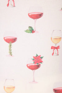 Pj Salvage - Let's Get Toasty Holiday Wine Print Tank Top