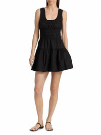 Ciao Lucia - Kala Smocked Cotton Mini Dress