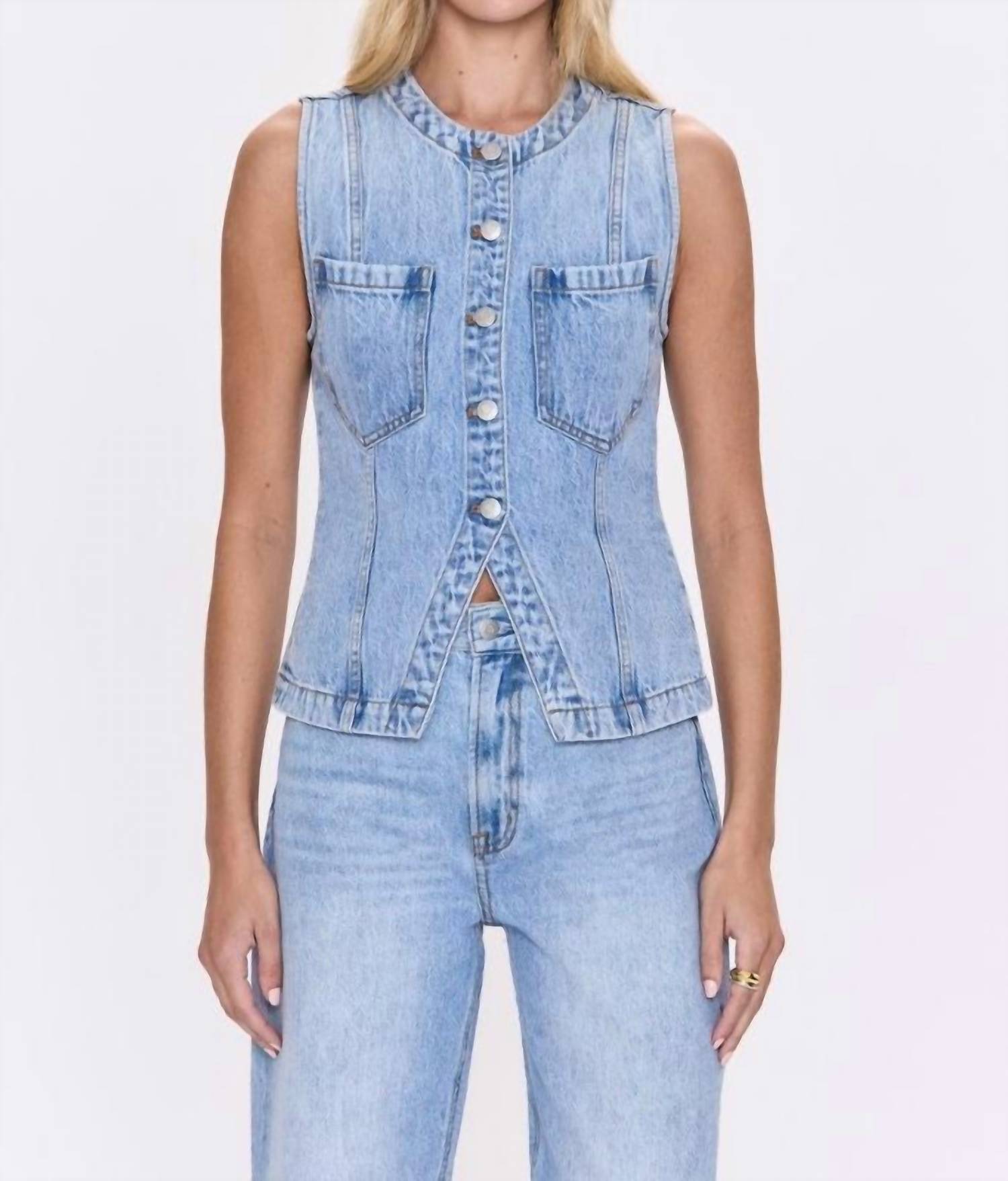 Pistola - Gia Fitted Collarless Vest