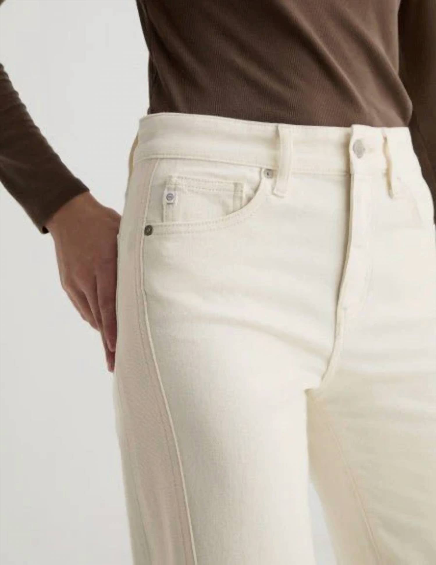 Ag Jeans - Saige Wide Leg Mid Rise Jean