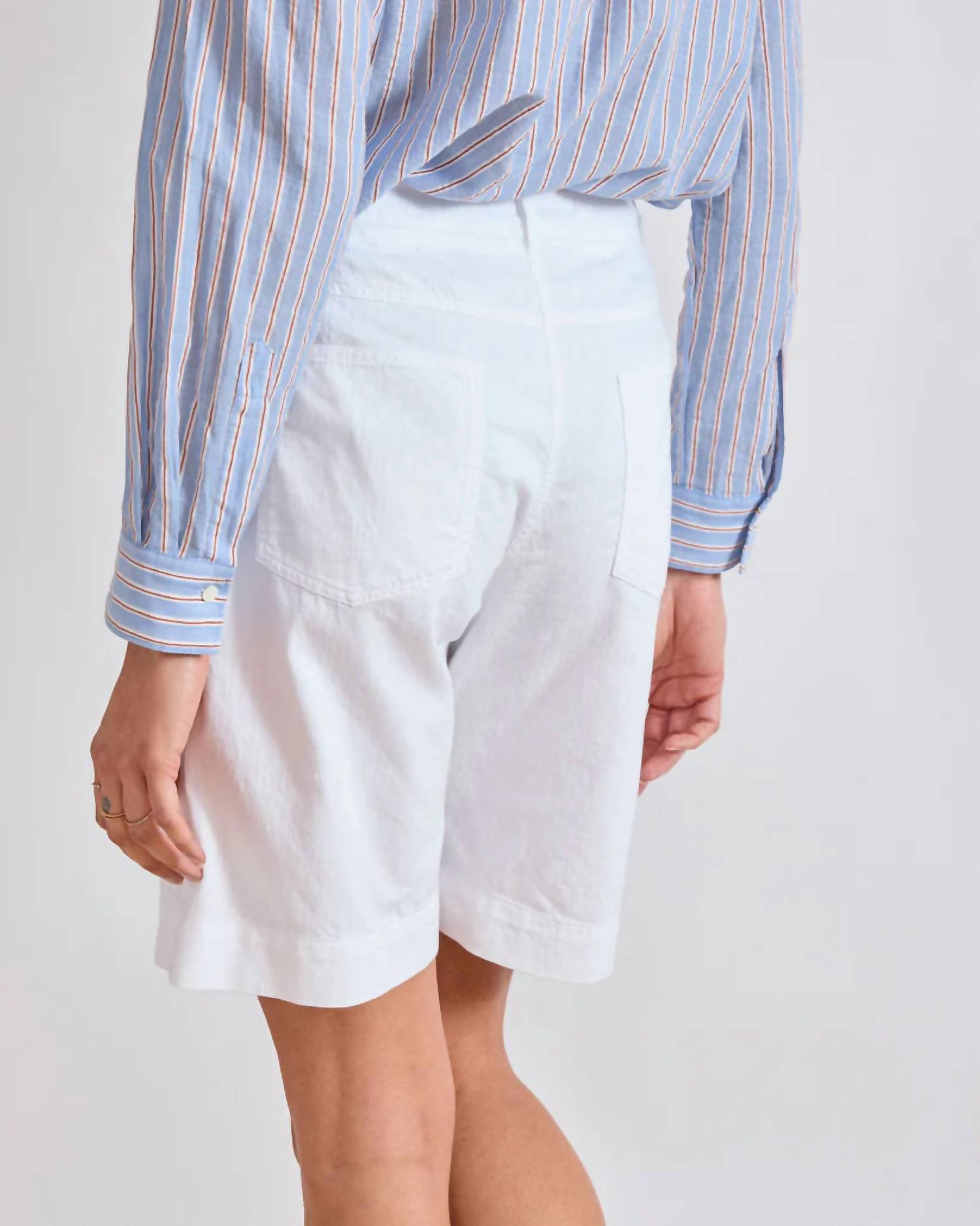 Hartford - Sacha Cotton Twill Bermuda Shorts