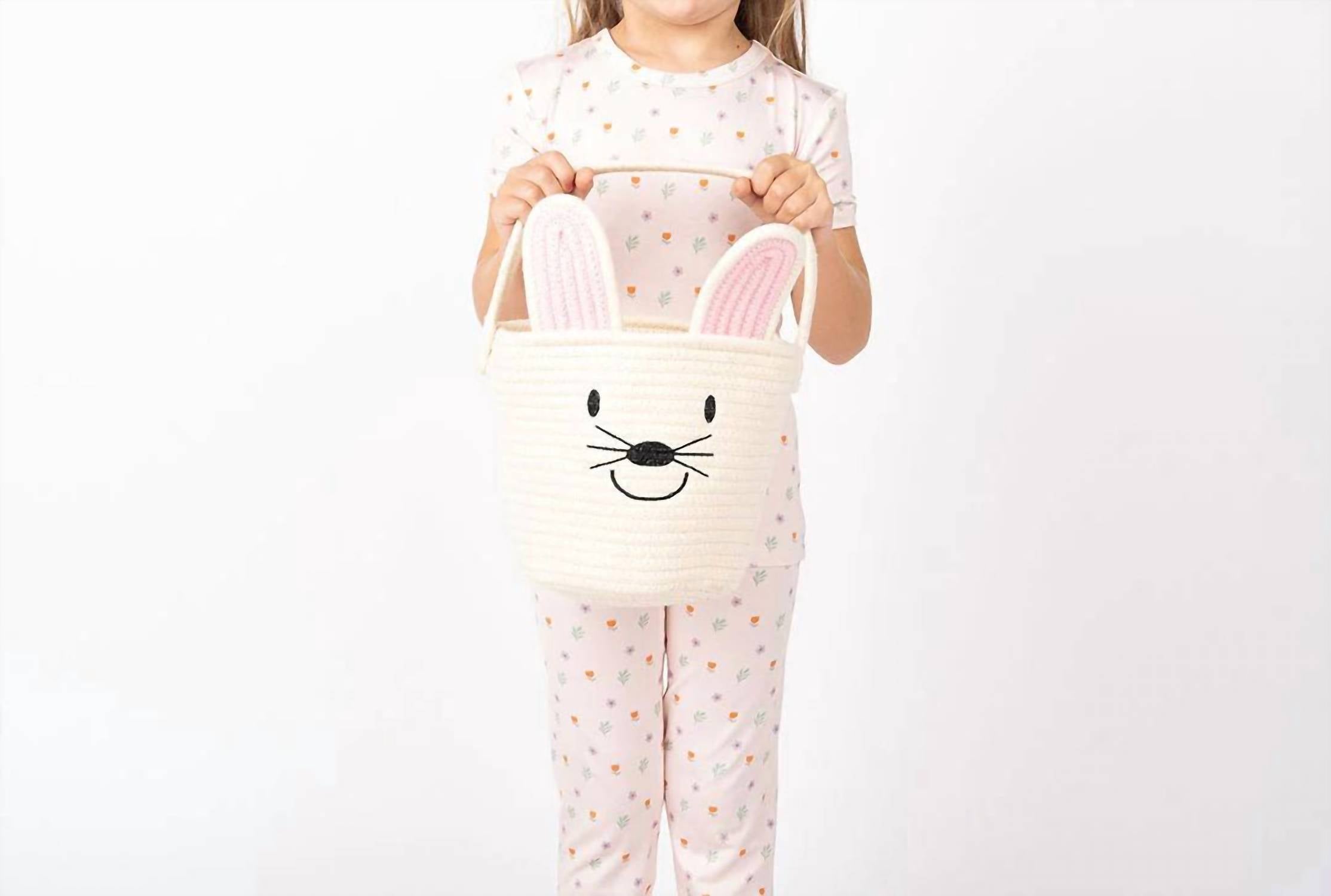Emerson And Friends - Girl's Bunny Rope Basket