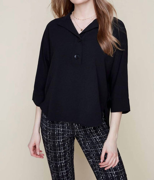Renuar - Button Easy Blouse