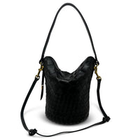 Kempton & Co. - Richmond Threaded Weave Bucket Bag