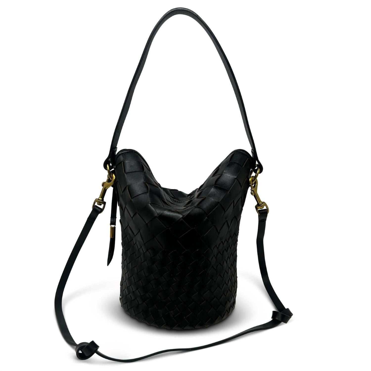 Kempton & Co. - Richmond Threaded Weave Bucket Bag