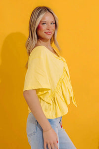 Flawless - Sweet On Me Front Tie Top