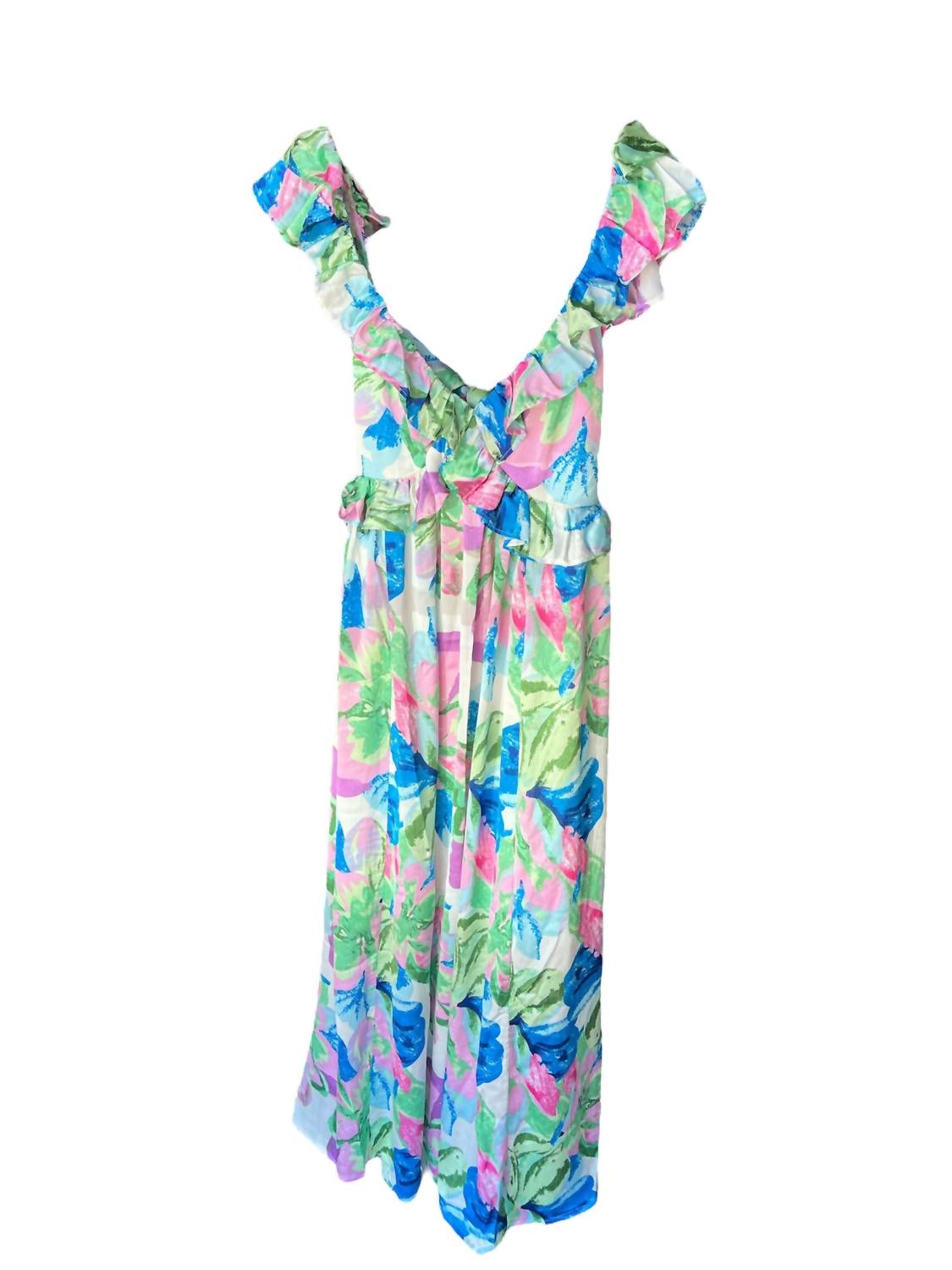Meet Me In Santorini - Blossom Breeze Maxi Dress