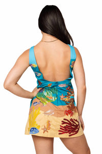 Queen Of Sparkles - Under The Sea Cotton Tank Dress