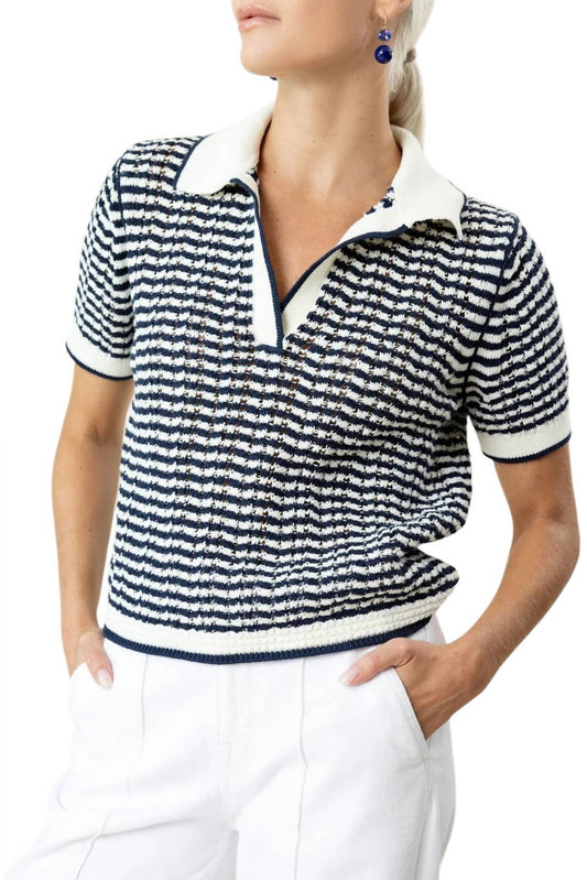 Jonathan Simkhai - Kenzie Short Sleeve Polo