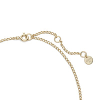 Eklexic - Women's Round Sun Pendant With Cubic Zirconia Center Stone Necklace