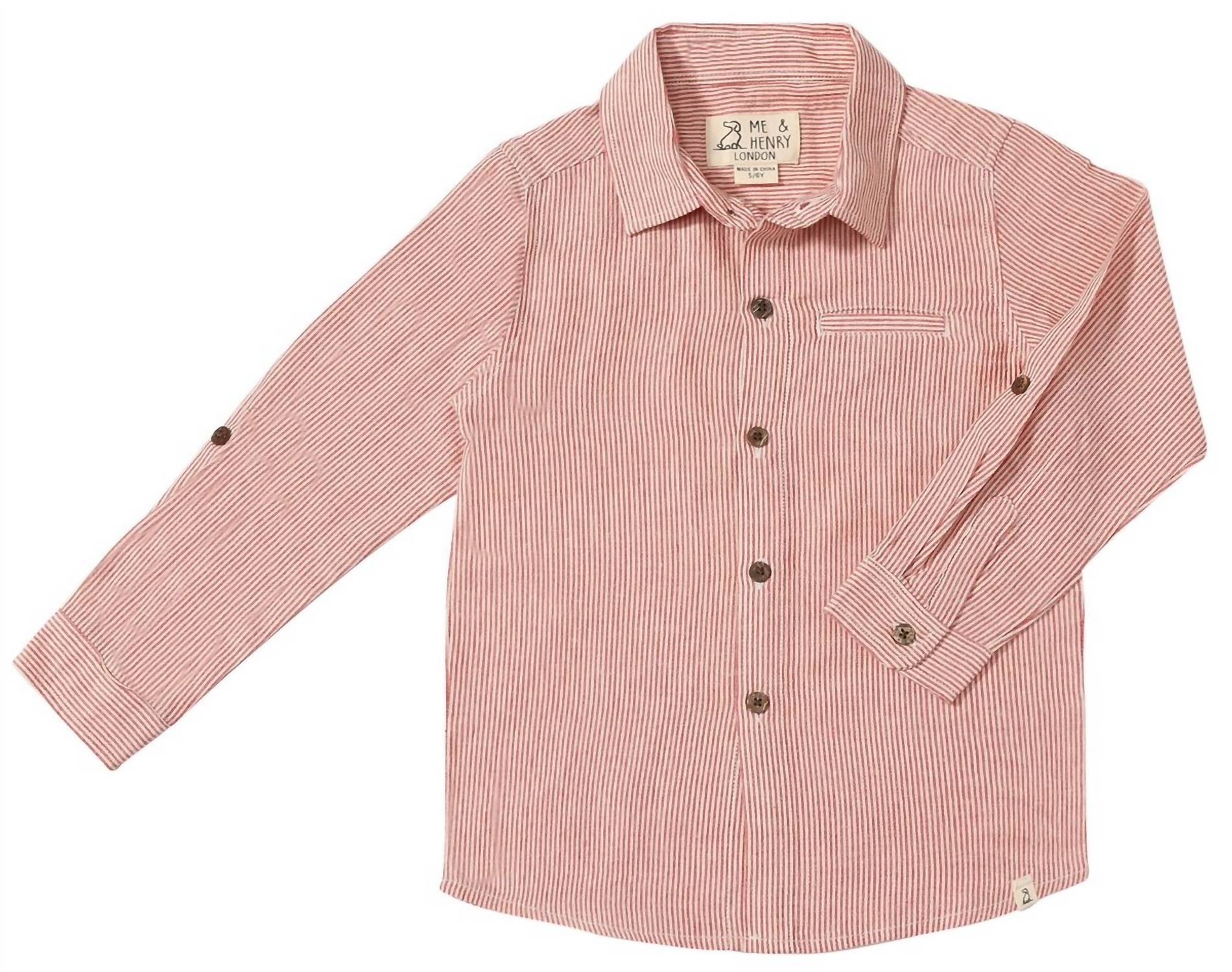 Me & Henry - Boy's Atwood Long Sleeve Woven Shirt