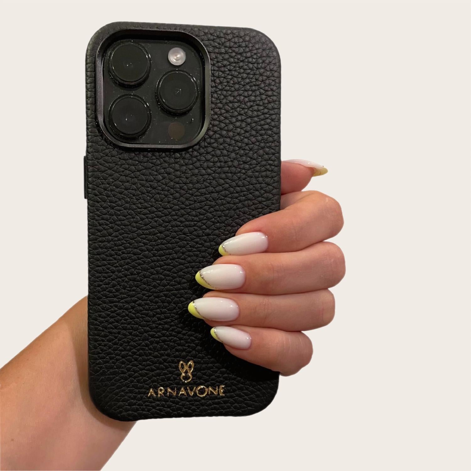 Arnavone - Women's Luxury Leather Phone Case for iPhone 14 Pro