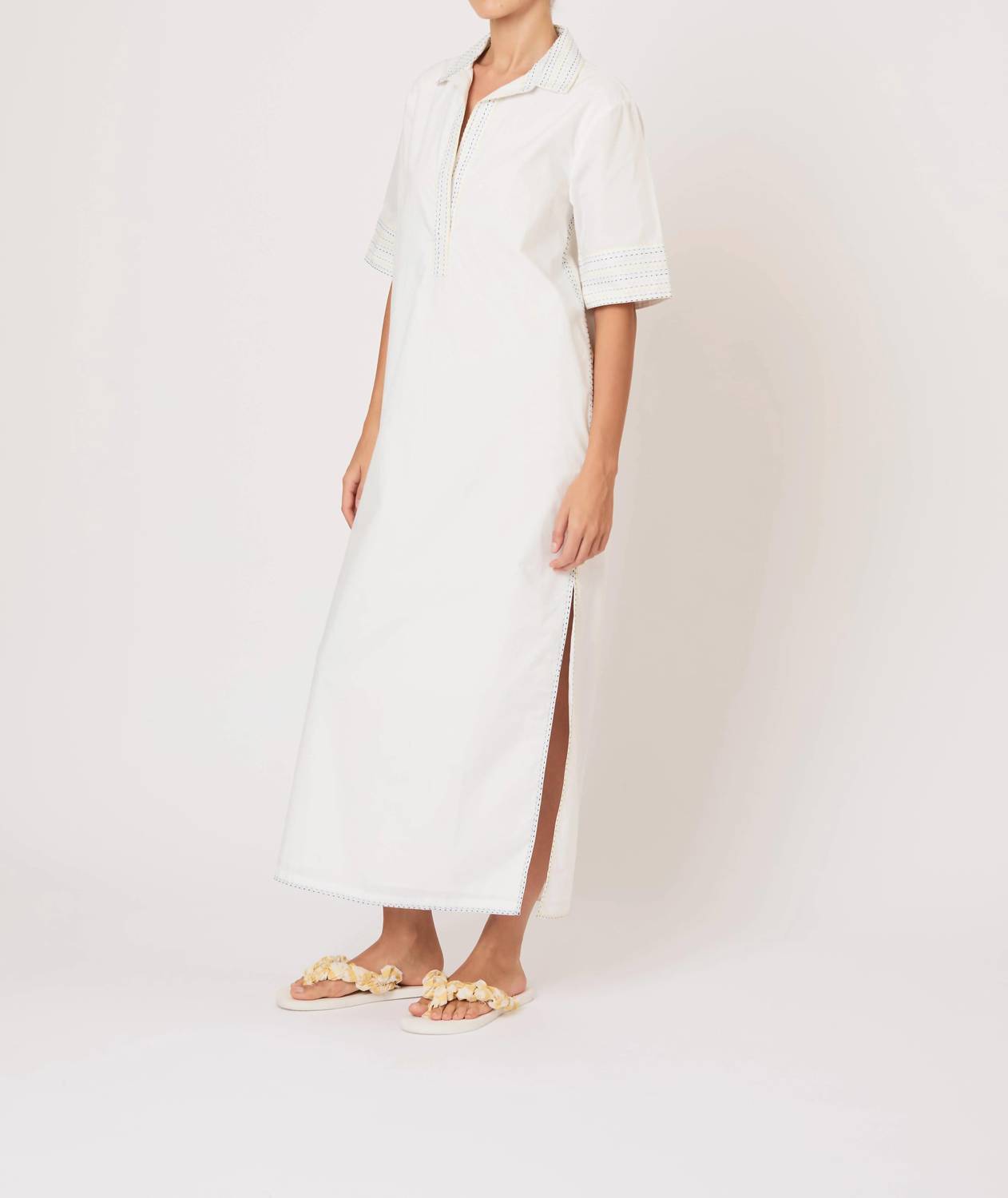 Rosie Assoulin - Caftan Trapunto Midi Dress