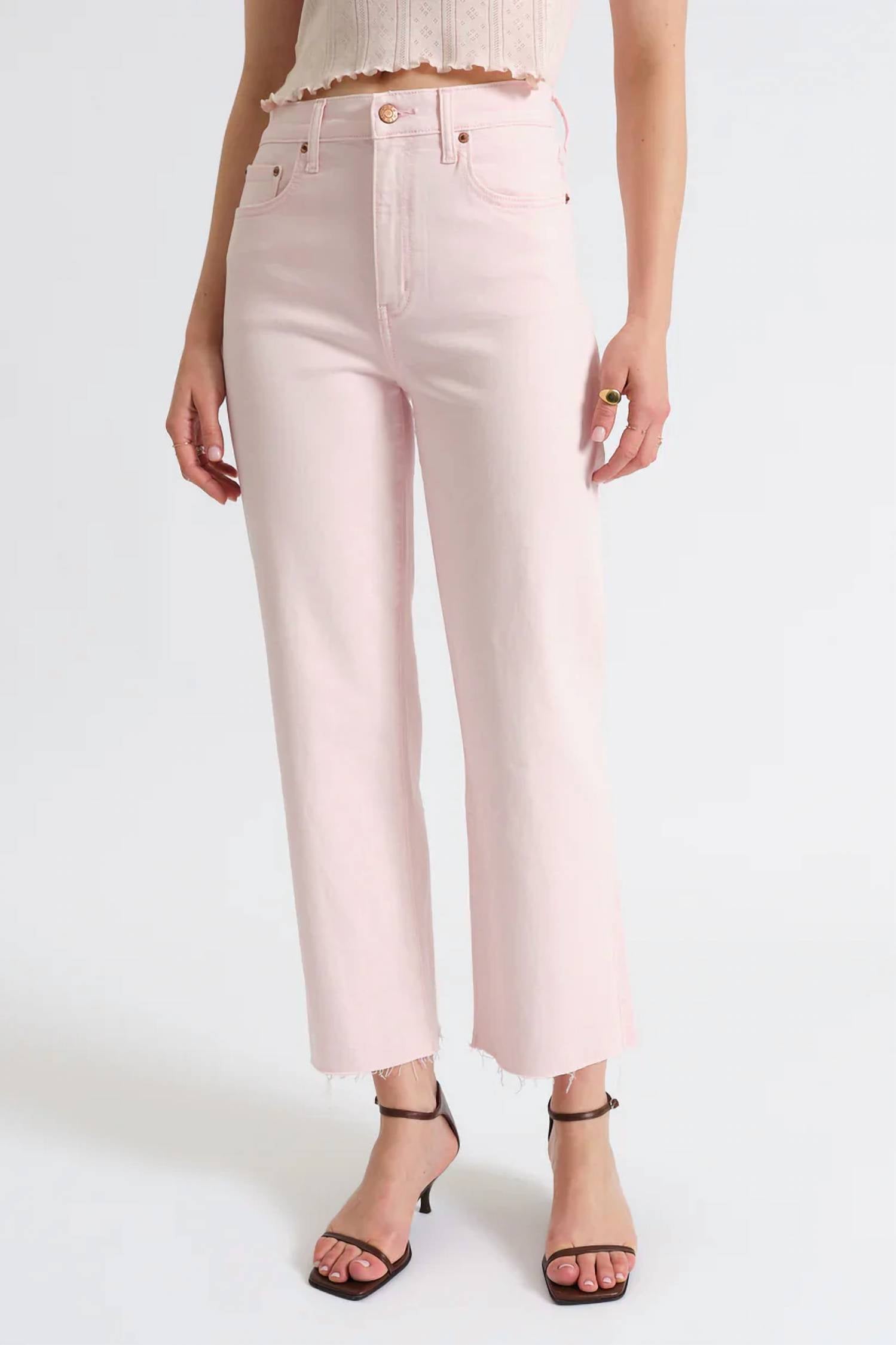 Daze - Pleaser High Rise Wide Ankle Jean
