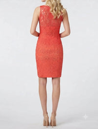 Sue Wong - Sleeveless Soutache Embroidered Dress