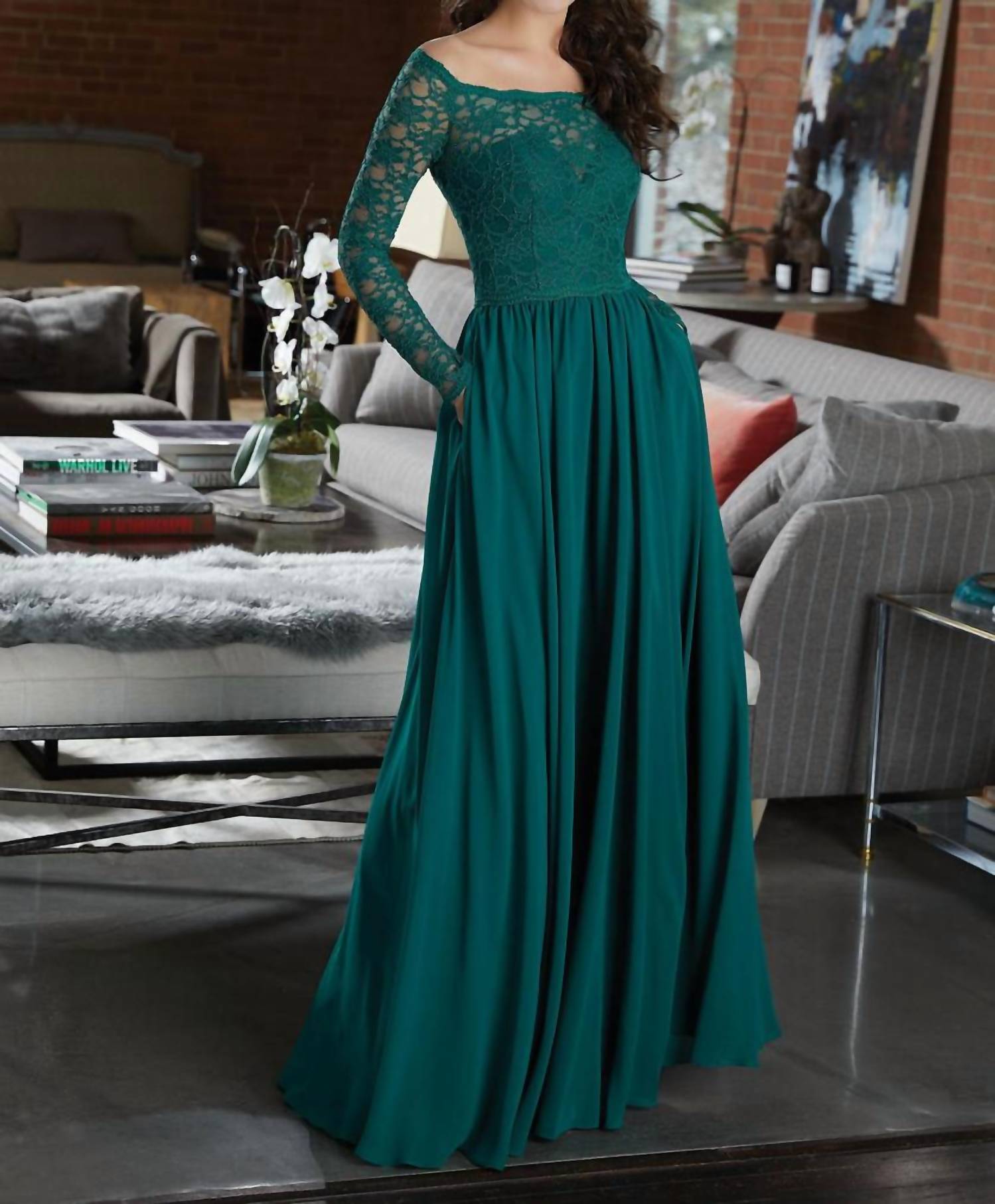Morilee - Lace Bodice Bridesmaid Dress