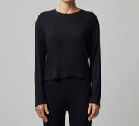 Atm - Modal Rib Long Sleeve Boxy Tee