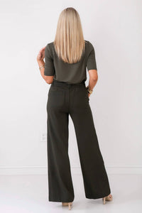 Tribal - Dark Ivy Pull On Pant With Drawcord