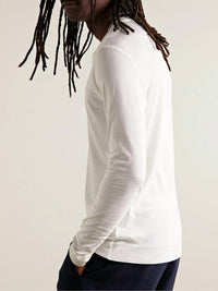 Orlebar Brown - Lockhart Slim-fit Cotton-blend Henley T-shirt - Plus