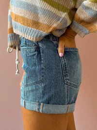 Vervet By Flying Monkey - Sienna Super High Rise Shorts