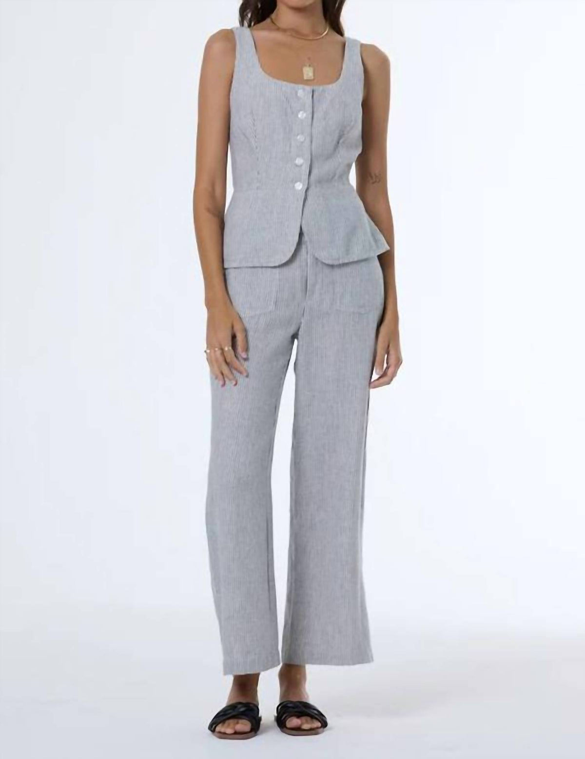 Young Fabulous & Broke - Piper Peplum Vest