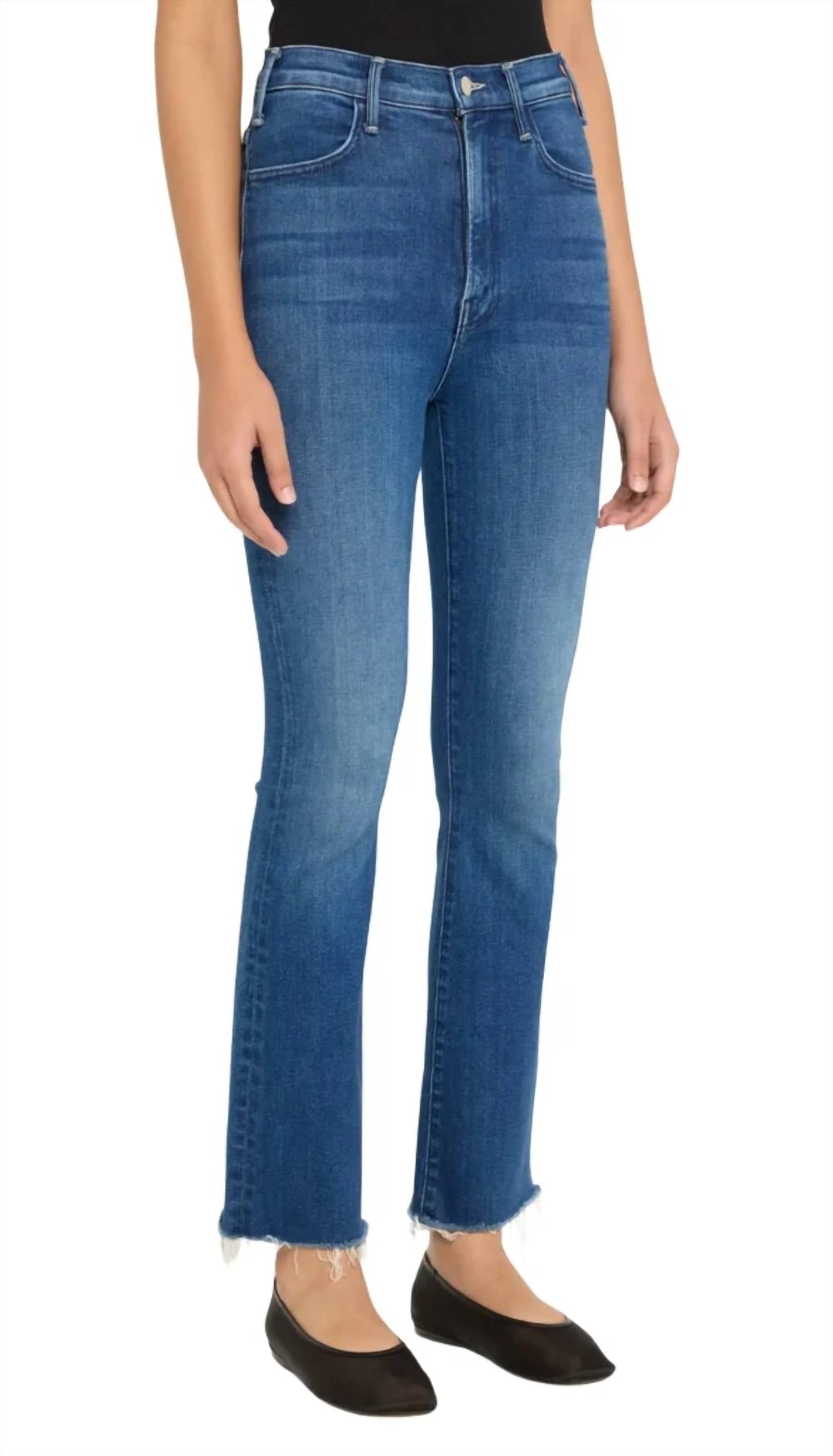 Mother - Hustler Flood Fray Jeans