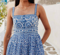 Pink City Prints - Nuri Midi Dress