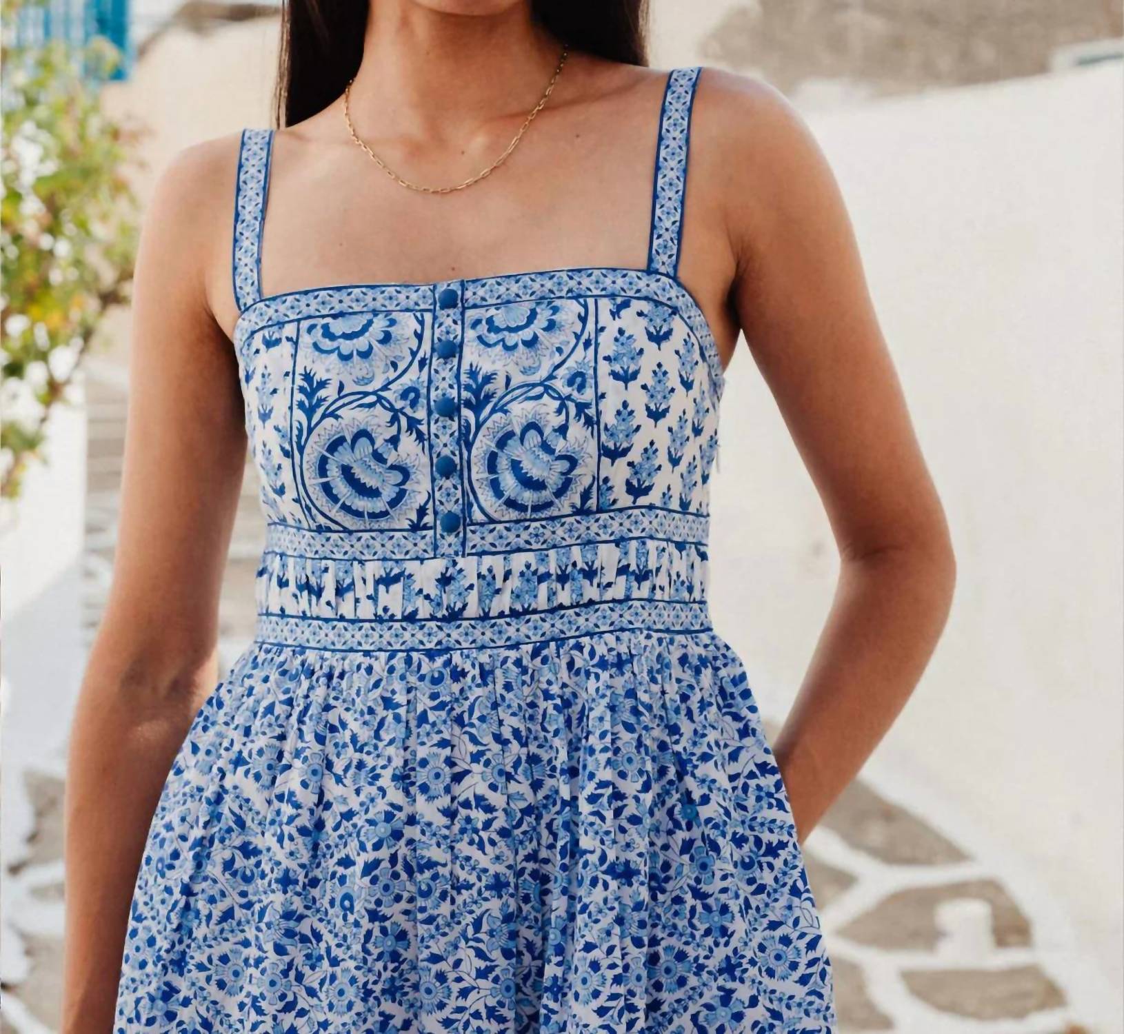 Pink City Prints - Nuri Midi Dress